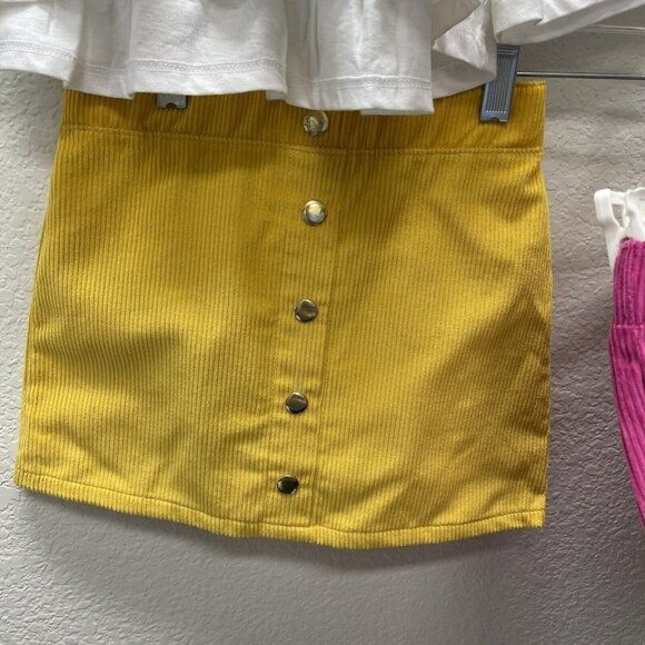 Isaac Mizrahi Girls Small 5 6 Set 4 Pc 2 Tops 2 Skirts NEW Sequin Unicorn Fairy - Picture 3 of 10